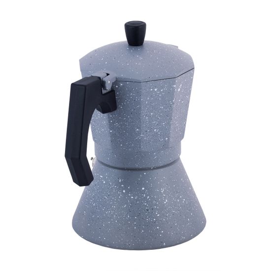 Кофеварка гейзерная 300 мл. 6 порций Kamille КМ 2517GR из алюминия с индукционным дном