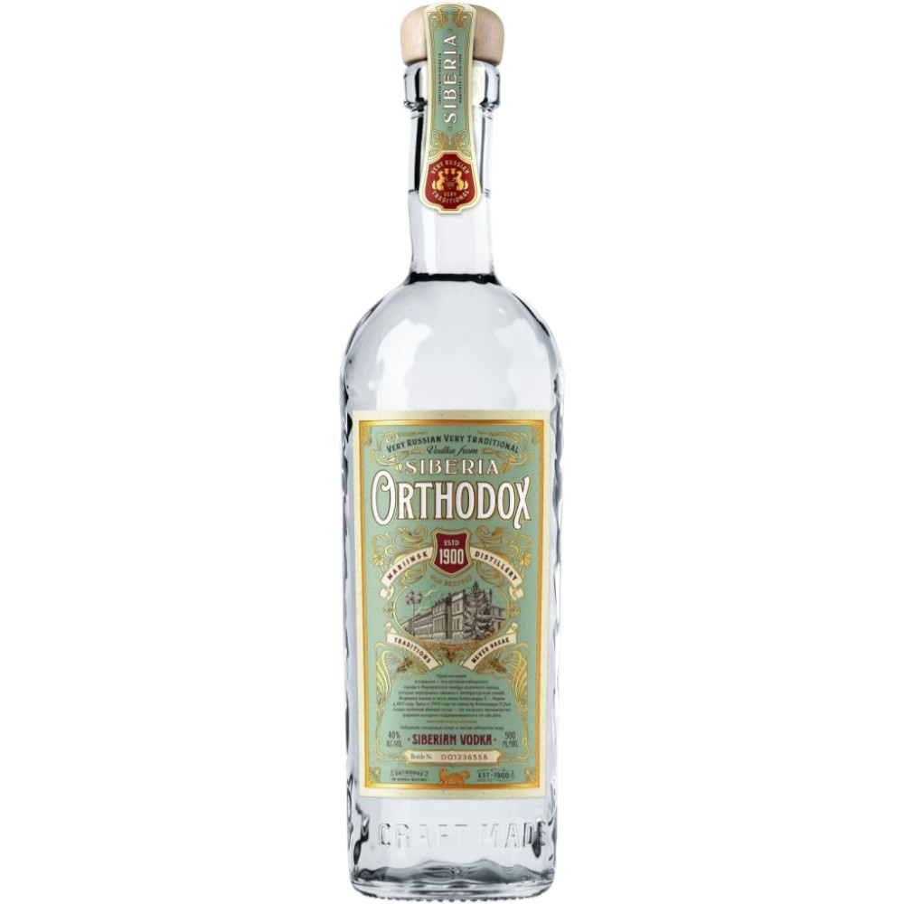 Водка Orthodox Siberia 0,7 л.