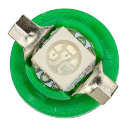 Лампочка светодиодная T8.5-5050-1SMD 12v зеленая KING T8.5-5050-1SMD G