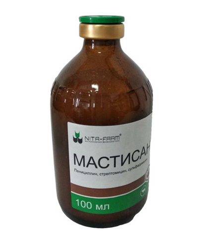 МАСТИСАН Антимаститное лекарственное средство, 100 мл