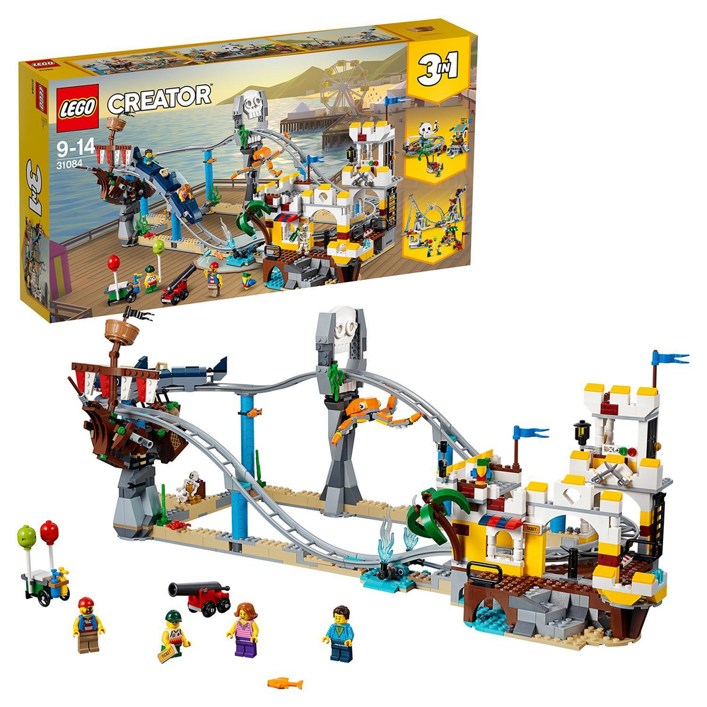 LEGO Creator: Аттракцион «Пиратские горки» 31084 — Pirate Roller Coaster — Лего Креатор Создатель