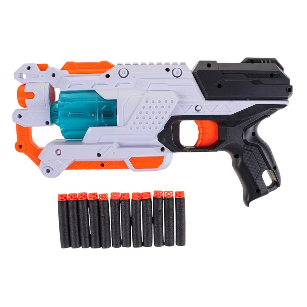 Пистолет с мягк.пулями, коробка BH707