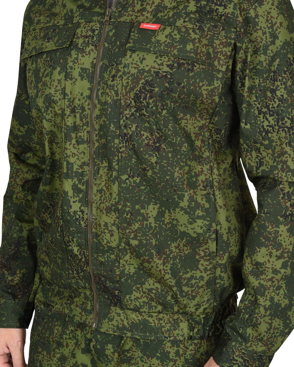 Костюм "Рысь" куртка, брюки (тк. Рип-стоп 210) КМФ Цифра зеленая