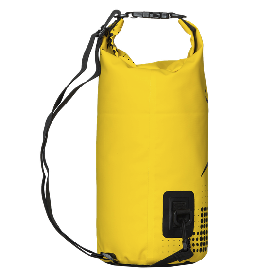 Гермомешок 10 литров желтый с лямкой  и карманом Marlin Dry Tube 10 L