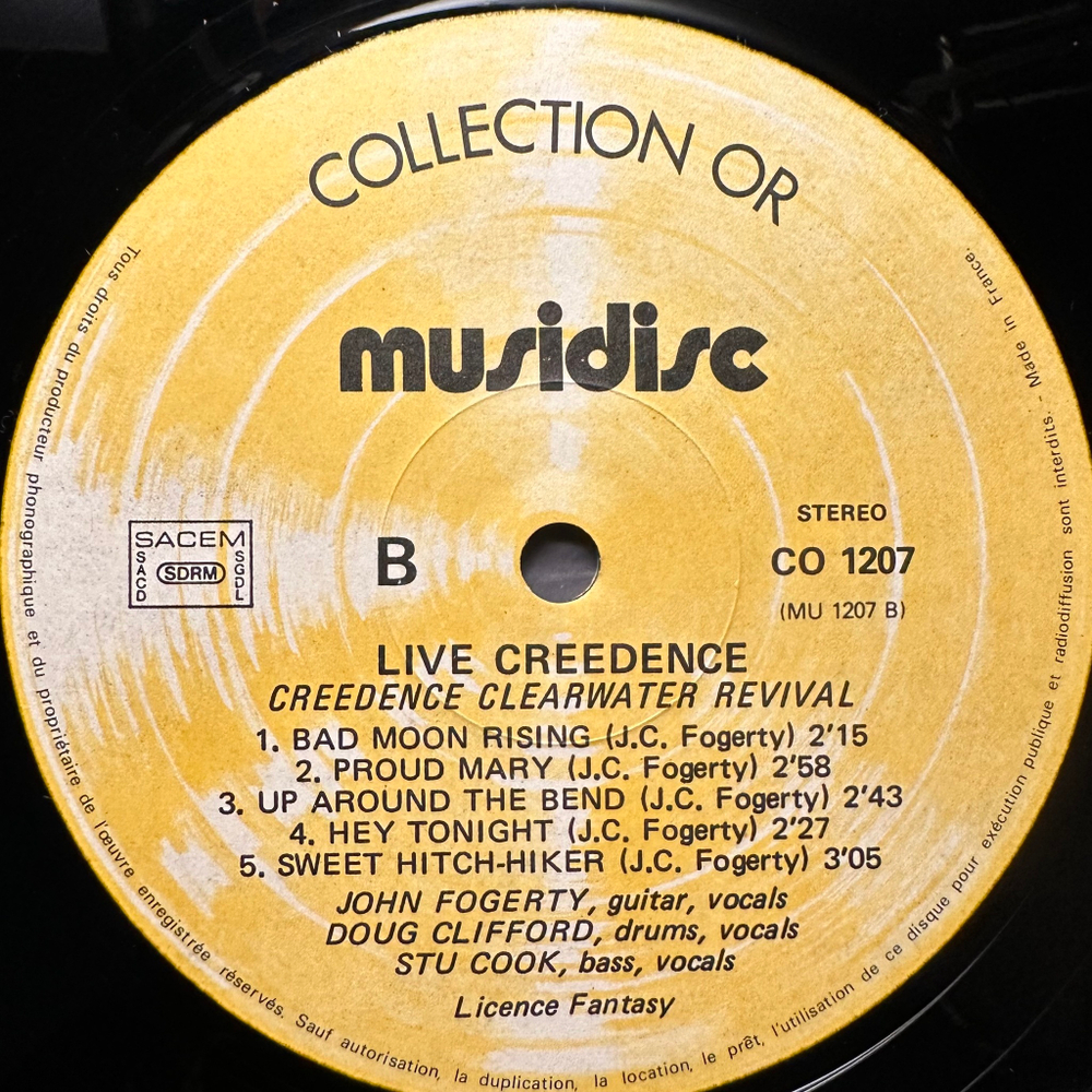 Creedence Clearwater Revival - Live Creedence (Франция)