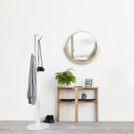 Зеркало Mira Ø54 см светлое дерево