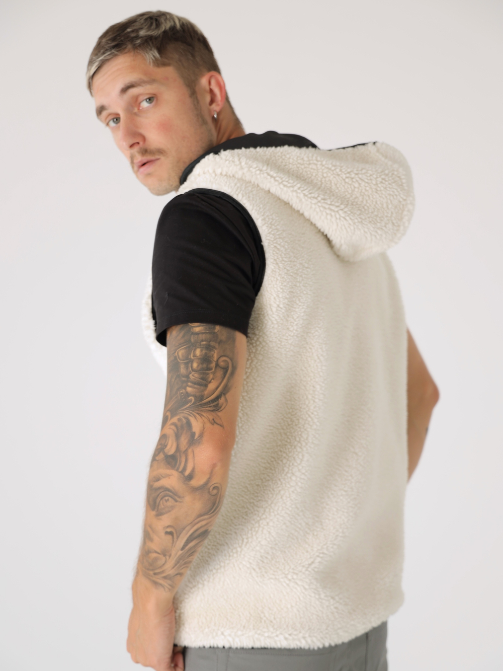 Парка с жилетом Город Горький серая