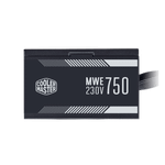 Блок питания CoolerMaster  750W, MWE 750 WHITE V2, Non Modular, КПД 80%, Черный, MPE-7501-ACABW-EU