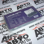 Набор пластик кейс  ВТУЛКИ+КОЛЬЦА резиновые 18видов 125шт (30125) 3.18-25.4мм МаякАвто