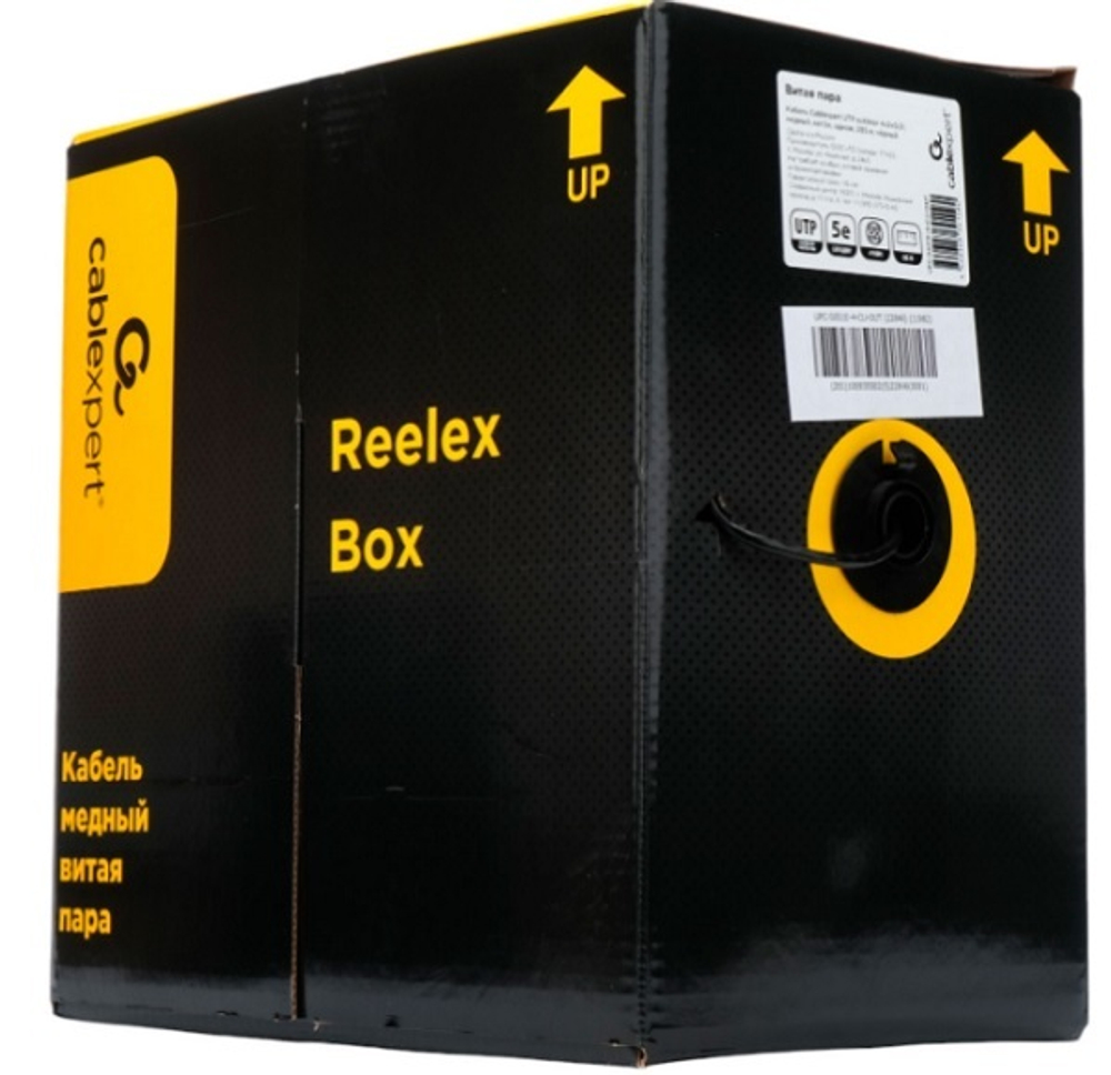 Кабель витая пара U/UTP 5e кат. 4 пары Cablexpert UPC-5051E-4-CU-OUT