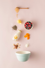 Чаша colour mix, D16 см, 800 мл, светло-голубая