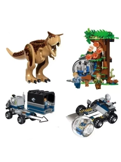 Конструктор Побег в гиросфере от карнотавра 593 детали 10926