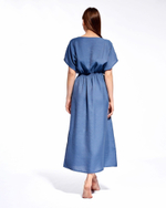 Платье женское летнее длинное из вискозы (повседневное, пляжное, городское)