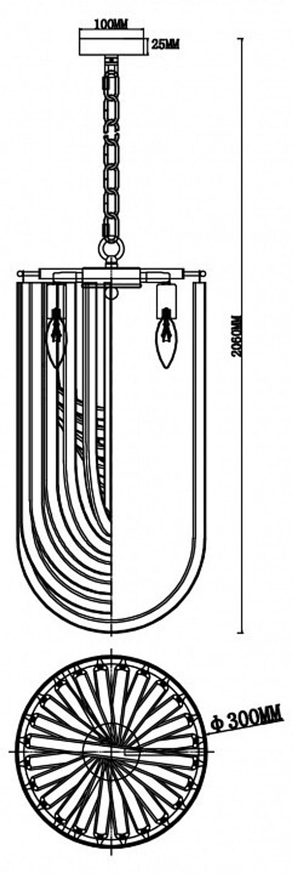 Подвесной светильник Freya Onda FR5182PL-03FG