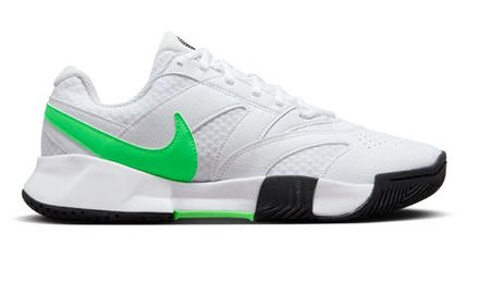 Женские Кроссовки теннисные Nike Court Lite 4 - white/poison green/black