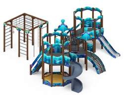 Детский игровой комплекс Морской ДИК 2.17.06-01 H=1200 H=2000