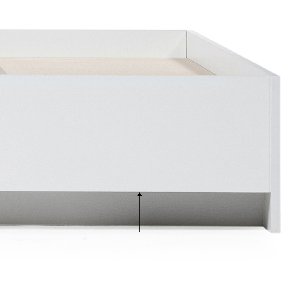 Кровать Woodville Адайн КР-140 140х200 белое дерево, белое дерево