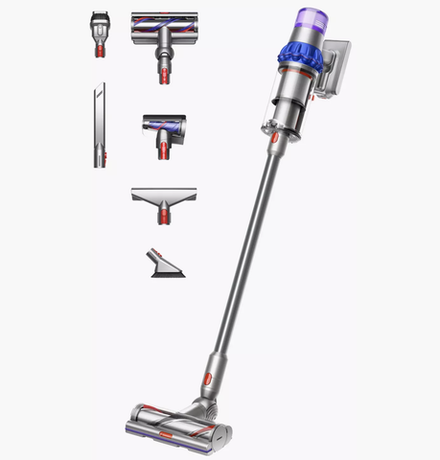 Dyson V15 Detect Extra (SV 47) Blue/Nickel (Синий/Никель)