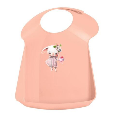 Нагрудник детский светло-розовый (Бытпласт)