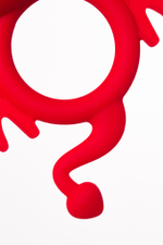 Эрекционное кольцо на пенис Sweet Devil красное 8,5 см