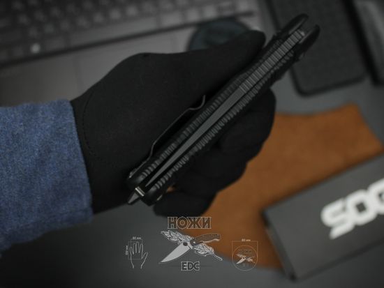 Складной нож SOG, 12-21-02-57 SEALXR c клинком из стали CPM-S35VN, рукоять FRN