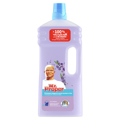 Средство для мытья полов и стен Mr. Proper Лаванда 1,5 л