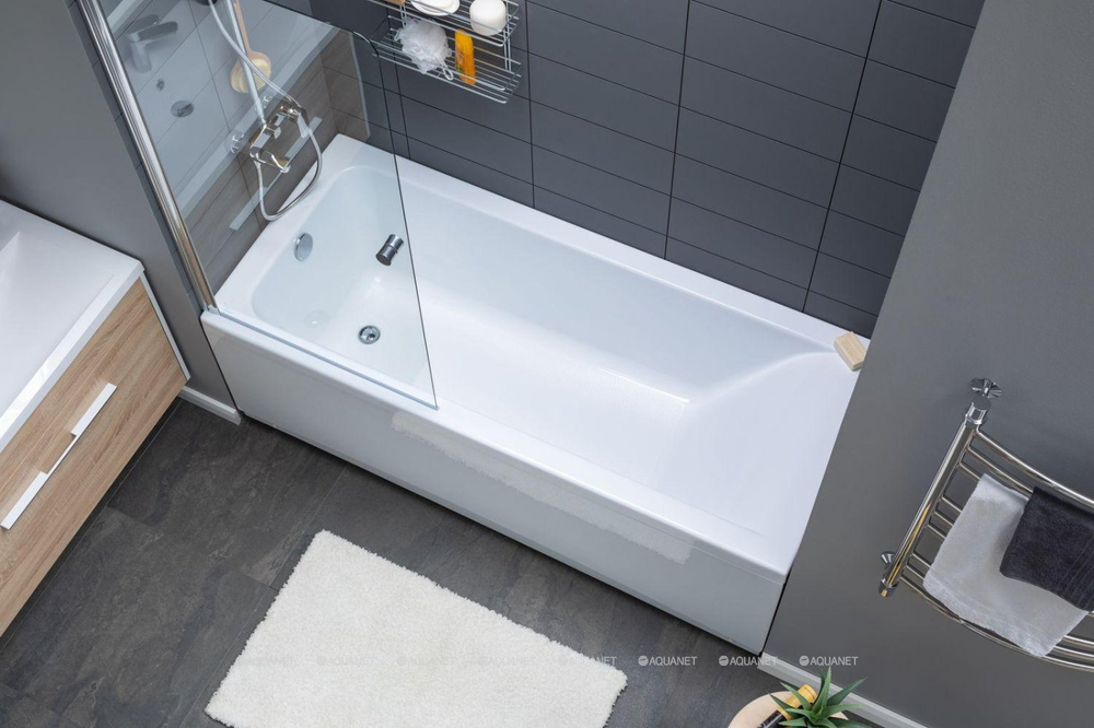 Акриловая ванна Aquanet (Акванет) Bright 175x75 с каркасом