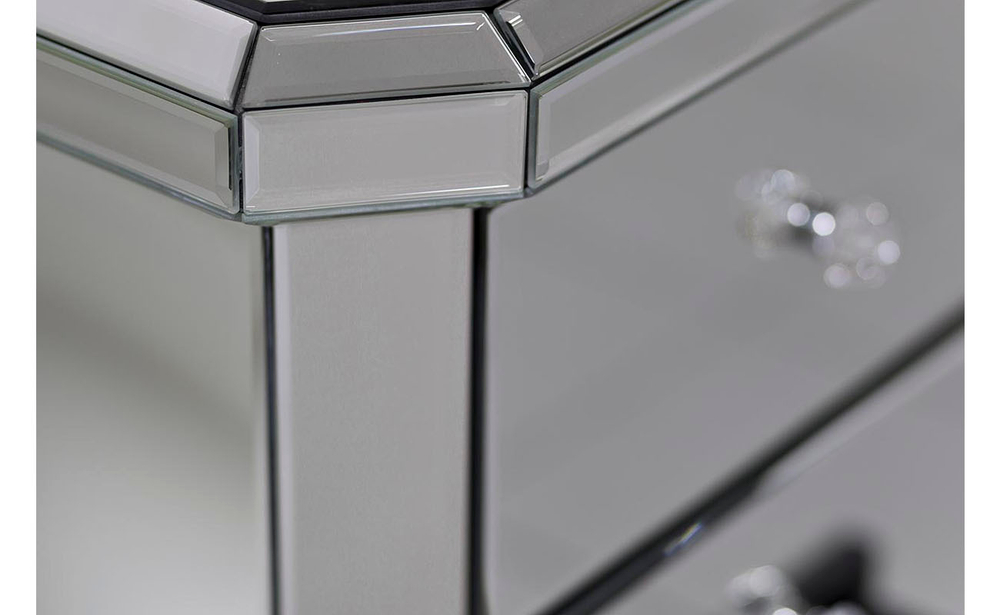 KFC882 Тумба прикроватная зеркальная 50*43*65мм