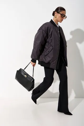 Куртка бомбер в цвете графит