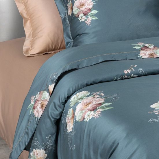 Евро комплект постельного белья Модика Тенсель