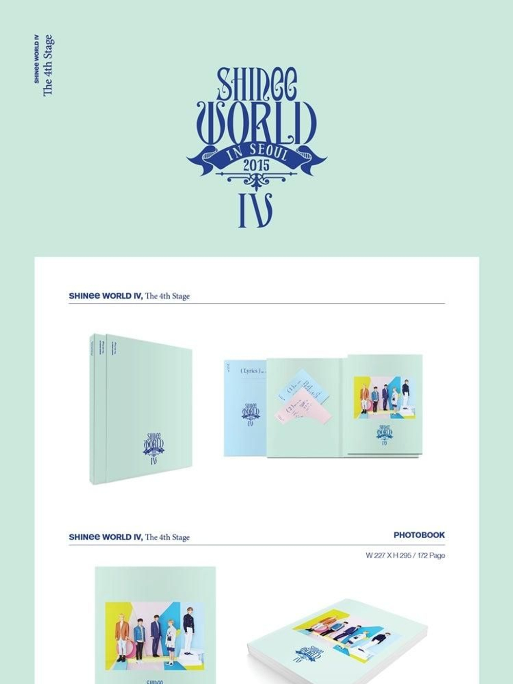 Альбом SHINEE - SHINEE WORLD IV : THE 4TH STAGE 4TH CONCERT ALBUM