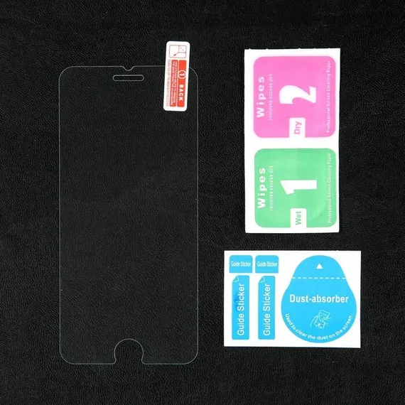 Защитное стекло 2.5D LuazON для iPhone 7/8/SE2020, полный клей