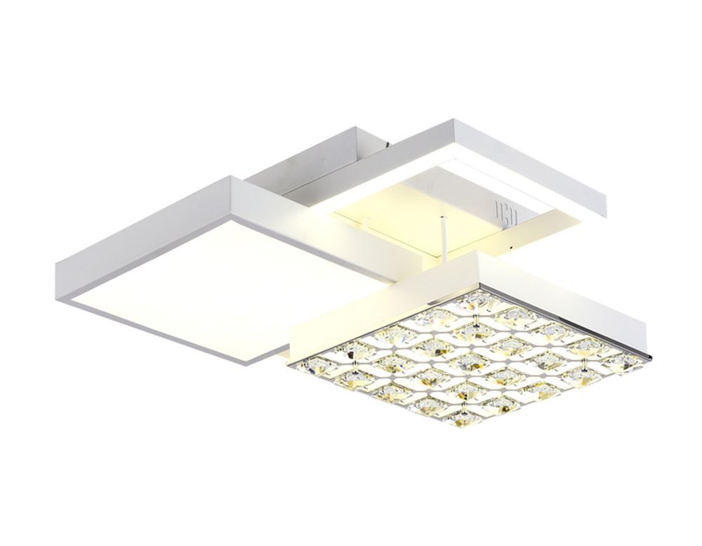 Потолочный светодиодный светильник с пультом FA147 WH белый 96W 450*450*150 (ПДУ РАДИО 2.4)