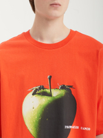 Мужская Футболка Oversize Apple Print
