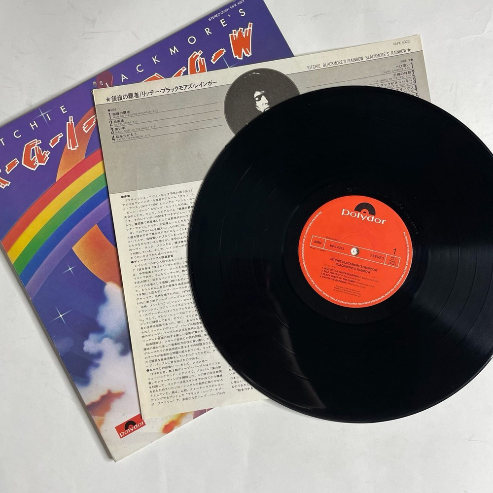 Винтажная виниловая пластинка LP Ritchie Blackmore Rainbow (Japan 1980) (No Obi) The Temple Of The King