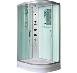 Душевая кабина WeltWasser (ВельтВассер) Werra XL 1204 L, со средним поддоном, с электрикой и ГМ, 120x90x226