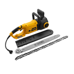 Пила цепная электрическая EDS-2200, 2.2 кВт,продольная, шина 45 см, шаг 3/8, паз 1.3 мм, 62 звена Denzel