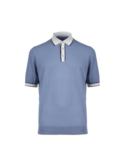 Поло с коротким рукавом на пуговицах Atelier Portofino