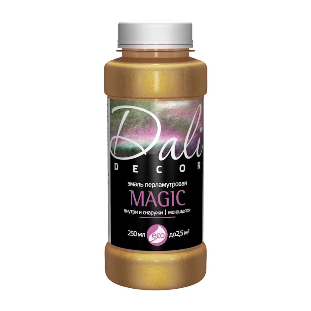 Эмаль акрил. DALI Decor Magic  перламутр. медь 0,25л (Рогнеда) НЕМОРОЗОСТОЙКАЯ от + 5 С