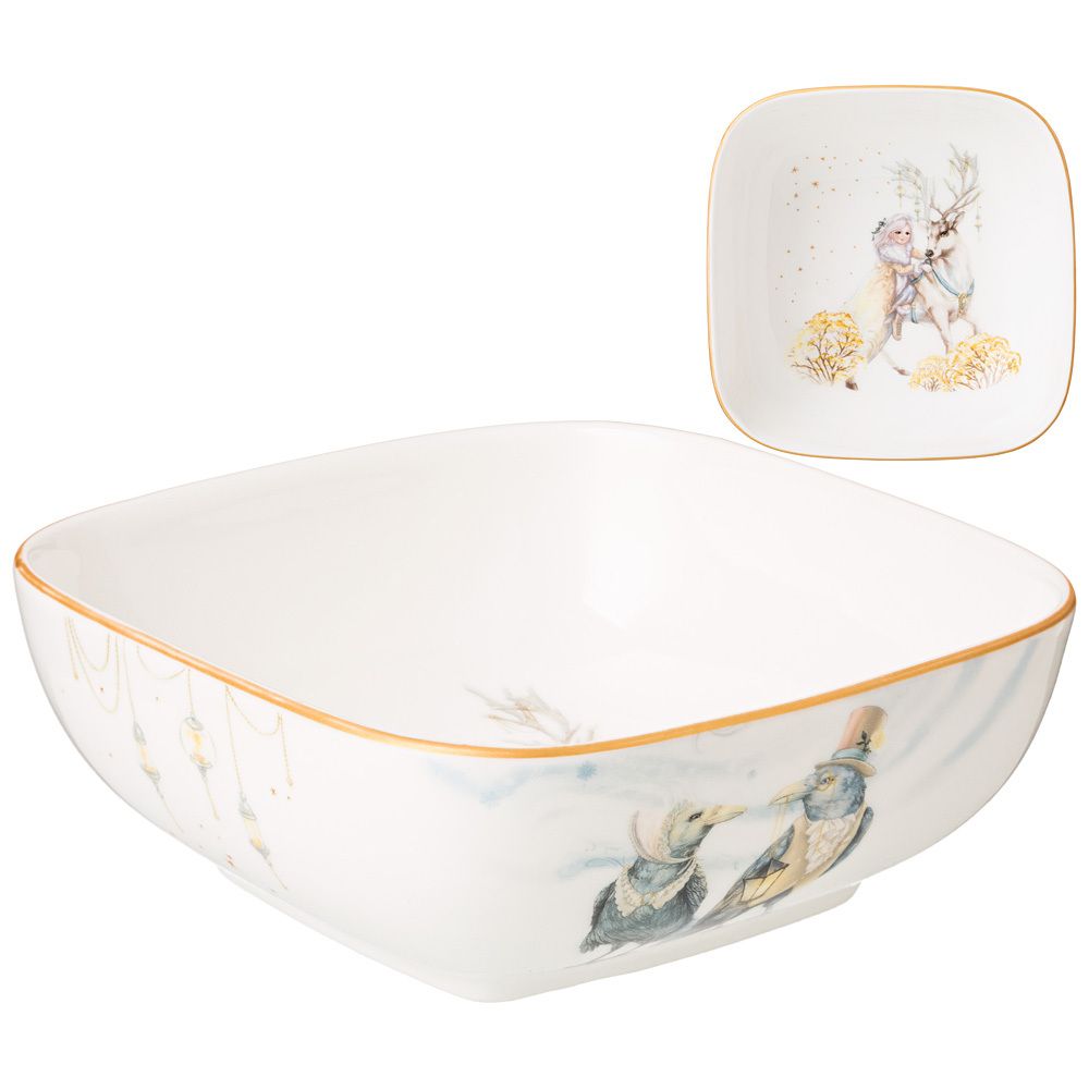 САЛАТНИК LEFARD "СНЕЖНАЯ КОРОЛЕВА" 15*5,5 СМ (КОР=48ШТ.)