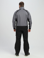 Куртка ProfLineLeader (тк.Софтшел), серый/черный