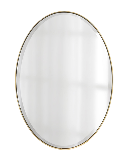 Золотое овальное зеркало “Хоган”