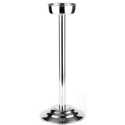 Подставка напольная для ведра;сталь нерж.;D=16,5/14,5,H=68,6см;металлич. (Цвет: серебристый)