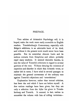 Aristotle's psychology in Greek and English with introduction and notes | Edwin Wallace
