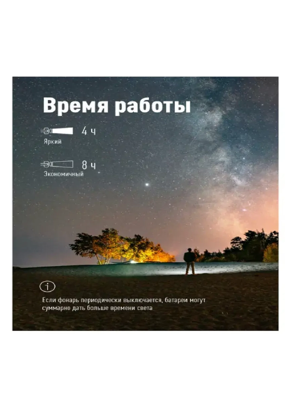 Фонарь налобный аккумуляторный  Космос KocH3WZoo с зумом