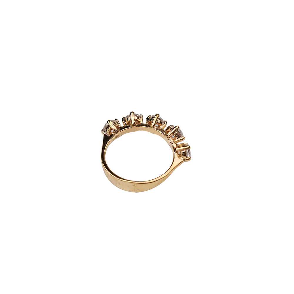 "Виадже" кольцо в золотом покрытии из коллекции "Runway" от Jenavi