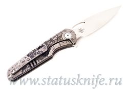 Нож TFK Flicker M398 Titanium Kolesnikov carvingфотография - 4