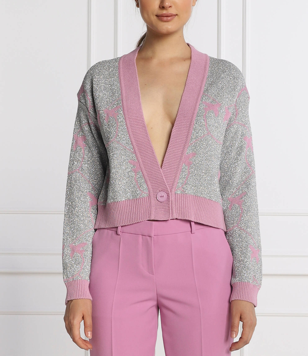 кардиган коралии Pinko - серебряный(1G18GV A09L)