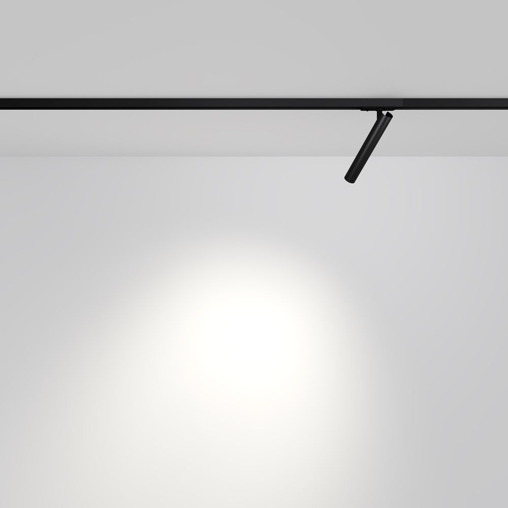 Трековый однофазный светодиодный светильник Maytoni Unity   TR141-1-6W4K-M-B