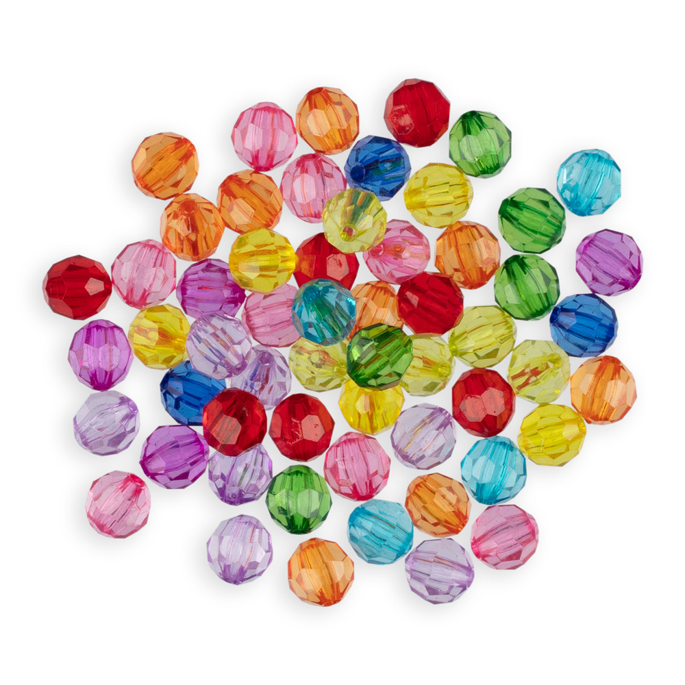 Бусина "Zlatka" MIX акрил ABR 25 г №01 ассорти